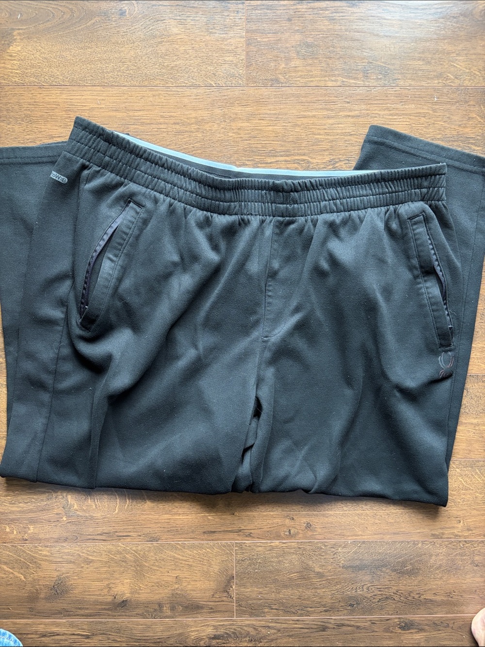 Spyder Men's Black Athletic Joggers with Zip Pockets